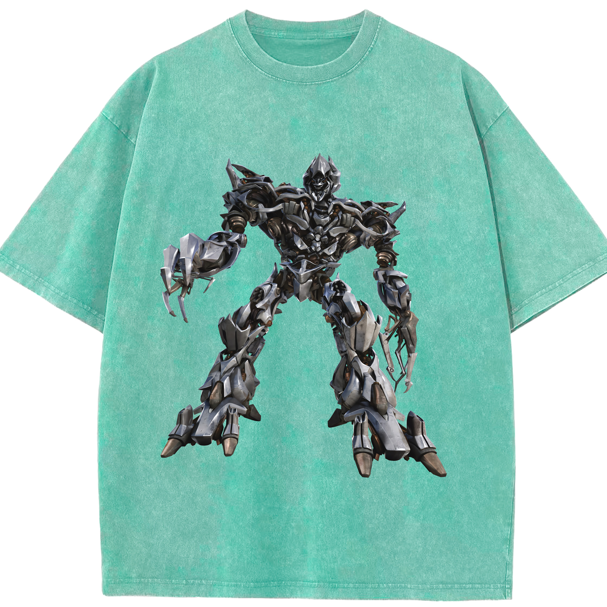 （画像用） Transformers トランスフォーマー 綿100% ヴィンテージ風 半袖Tシャツ（フロントプリント）